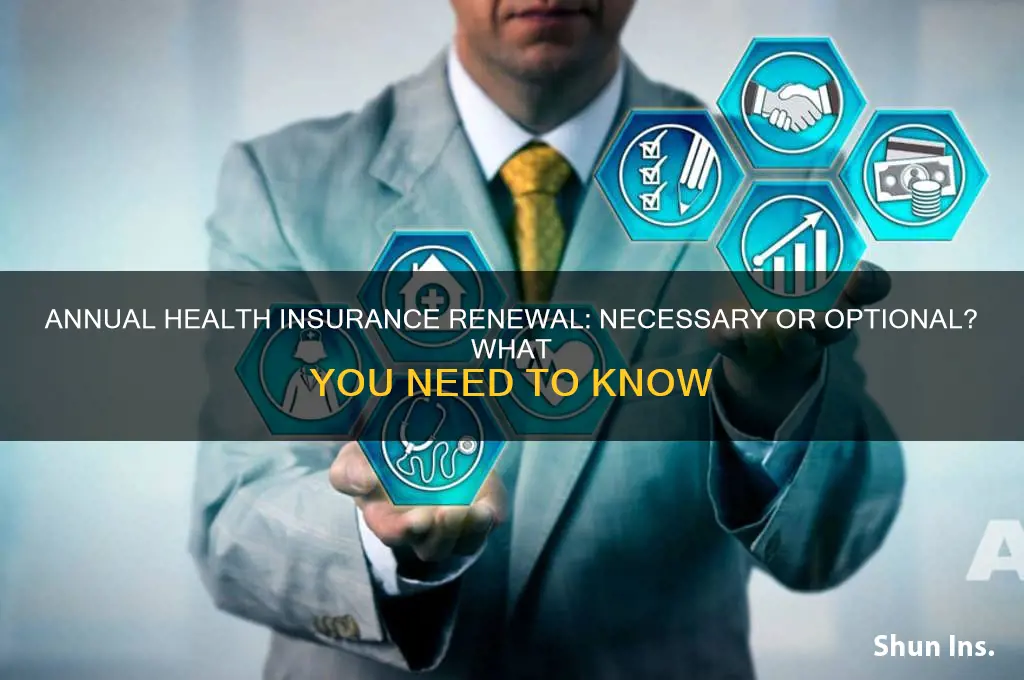 do i have to renew my health insurance every year