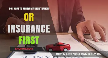 Registration or Insurance: Which Should You Renew First?