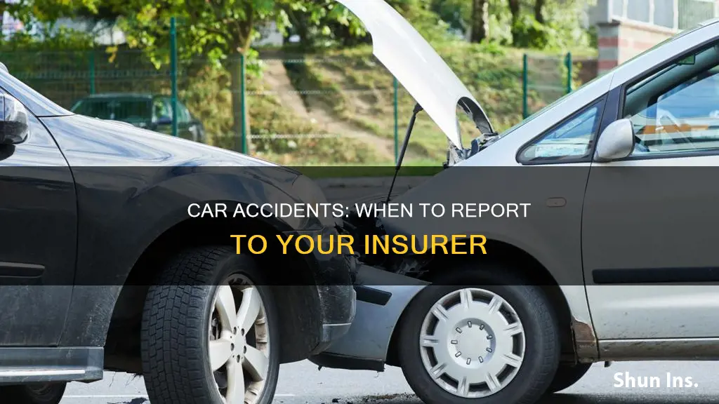 do I have to report accident to insurance uk
