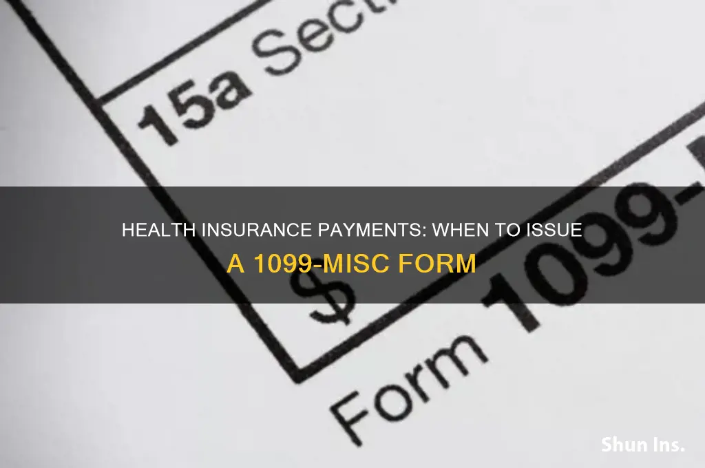 do i have to send a 1099-misc to health insurance