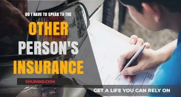 Do I Have to Speak to the Other Person's Insurance After an Accident?