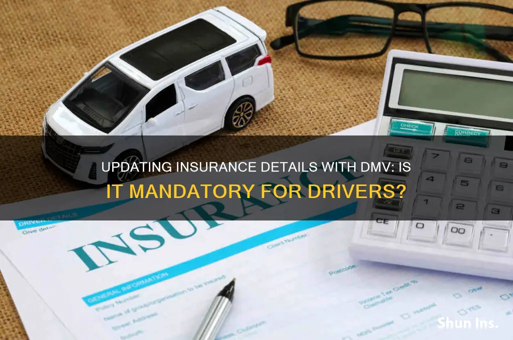 do i have to update my insurance details to dmv