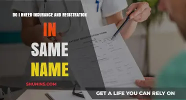 Insurance and Registration Names: Must They Match for Legal Compliance?