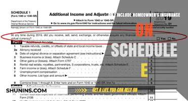 Understanding Schedule E: Homeowner's Insurance Claims