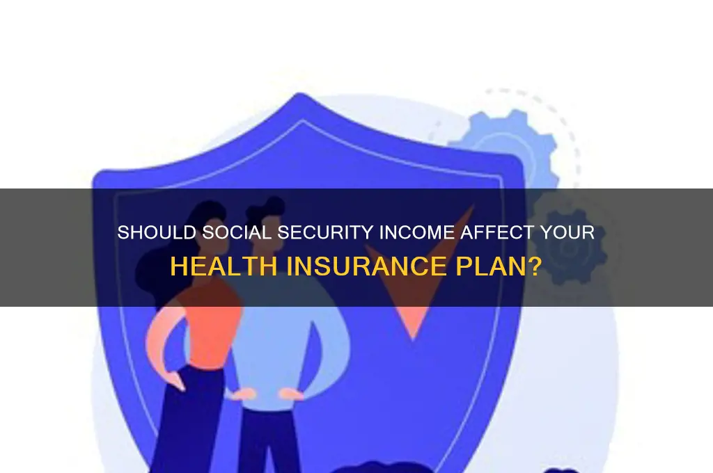 do i include social security income on my health insurance