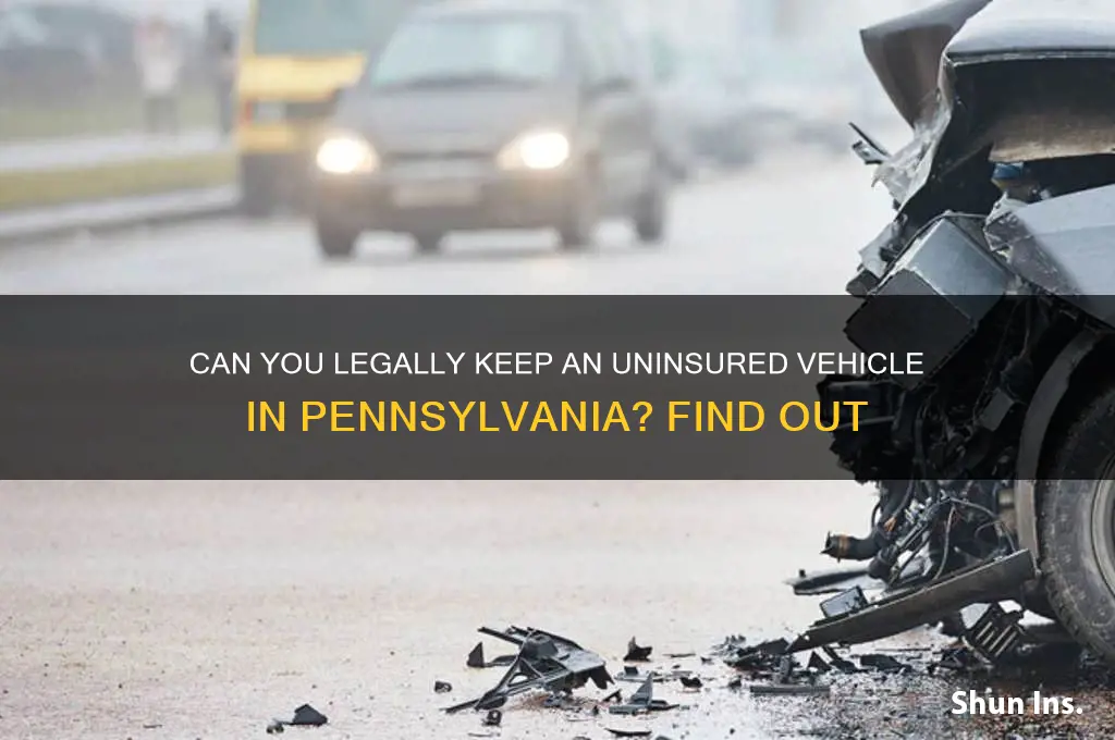 do i keep plate with no insureance in pennsylvania