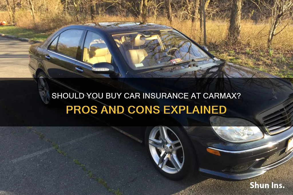do i purchase insurance at carmax