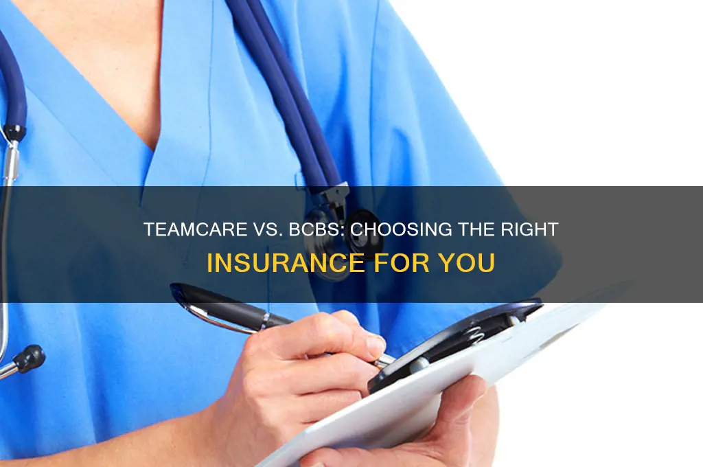 do i put teamcare as my insurance or bcbs