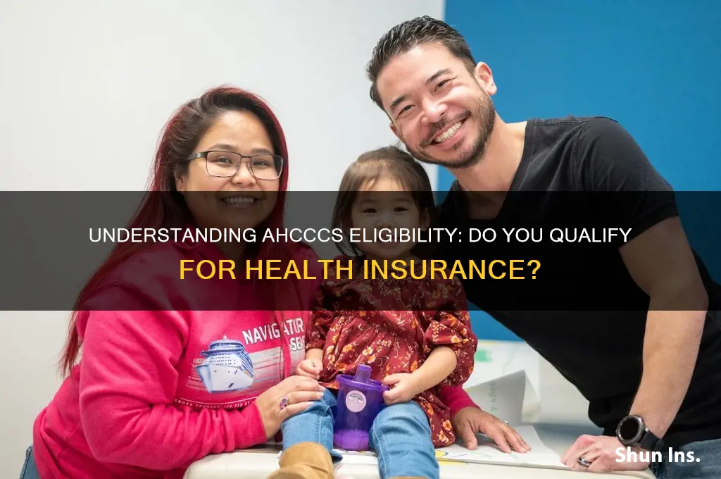 do i qualify for ahcccs health insurance