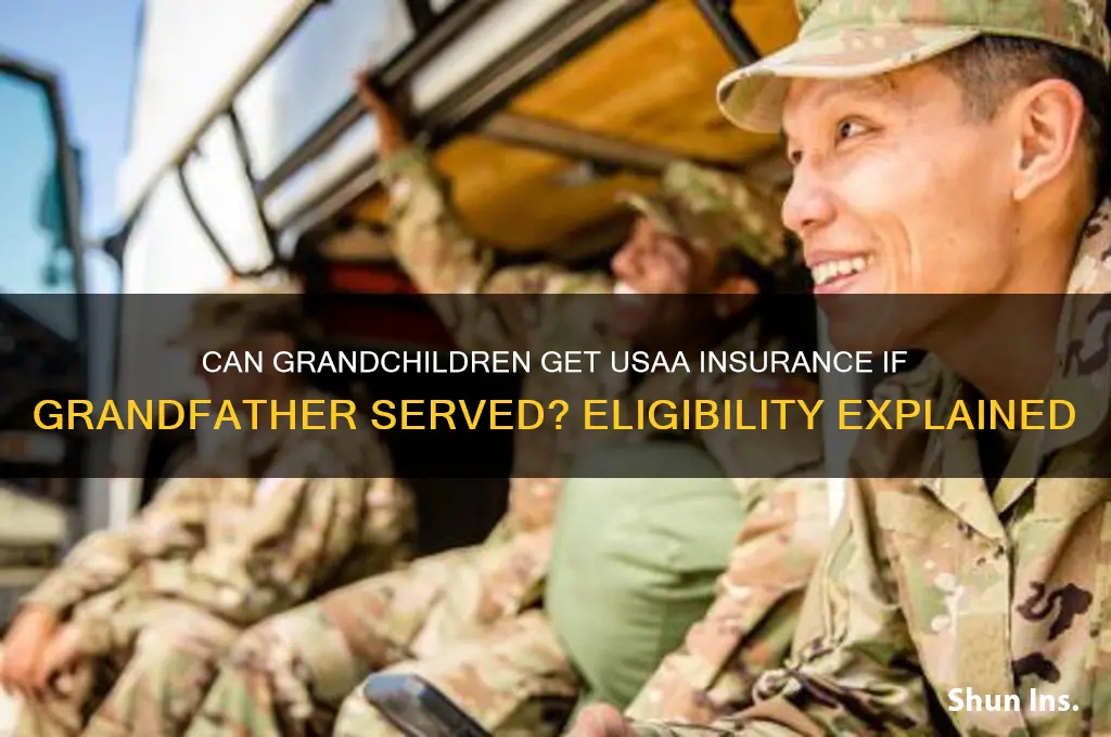 do i qualify for usaa insurance if my grandfather served