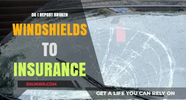 Reporting Broken Windshields: When to Involve Insurance