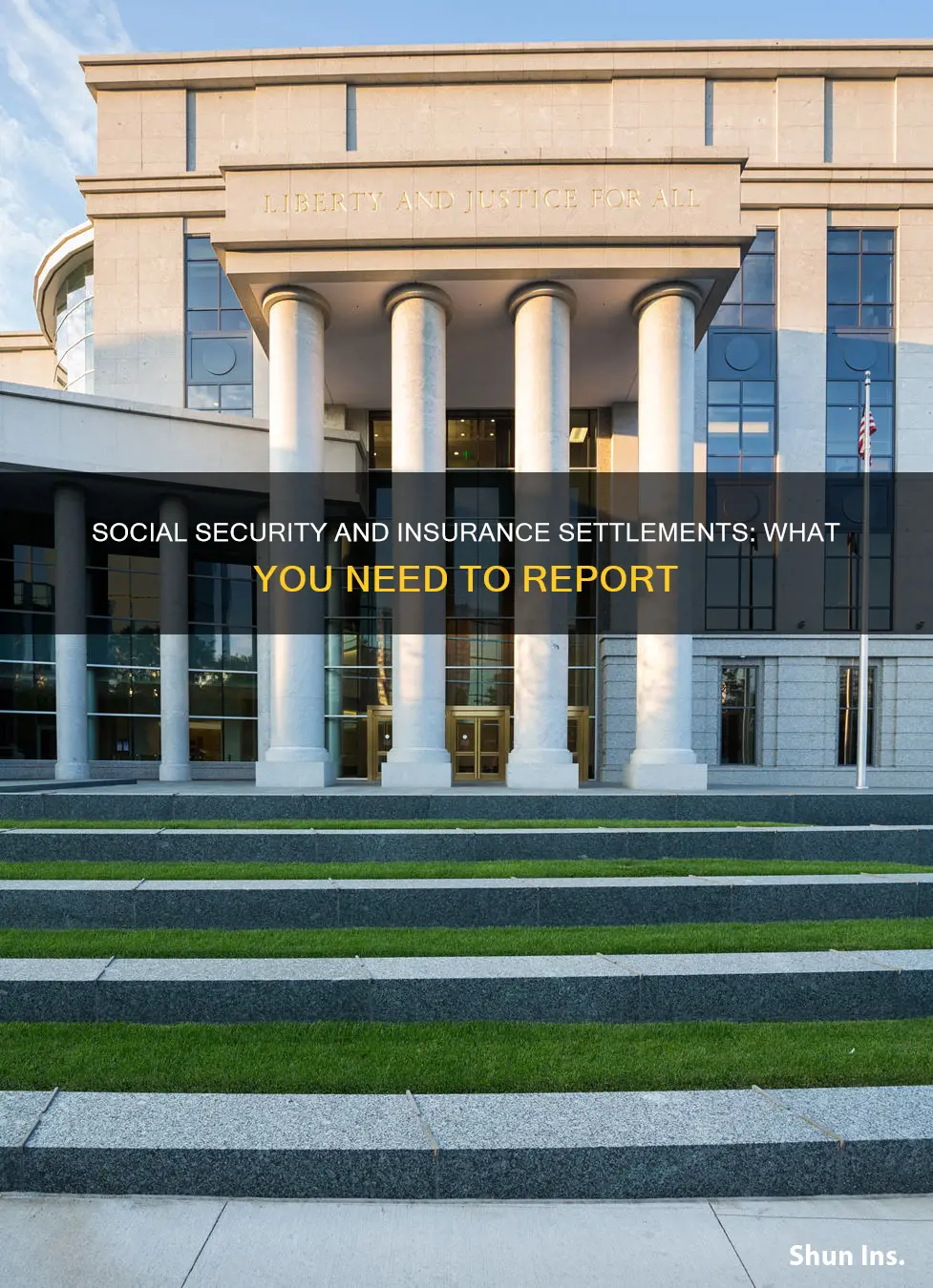 do I report insurance settlement to social security retirement