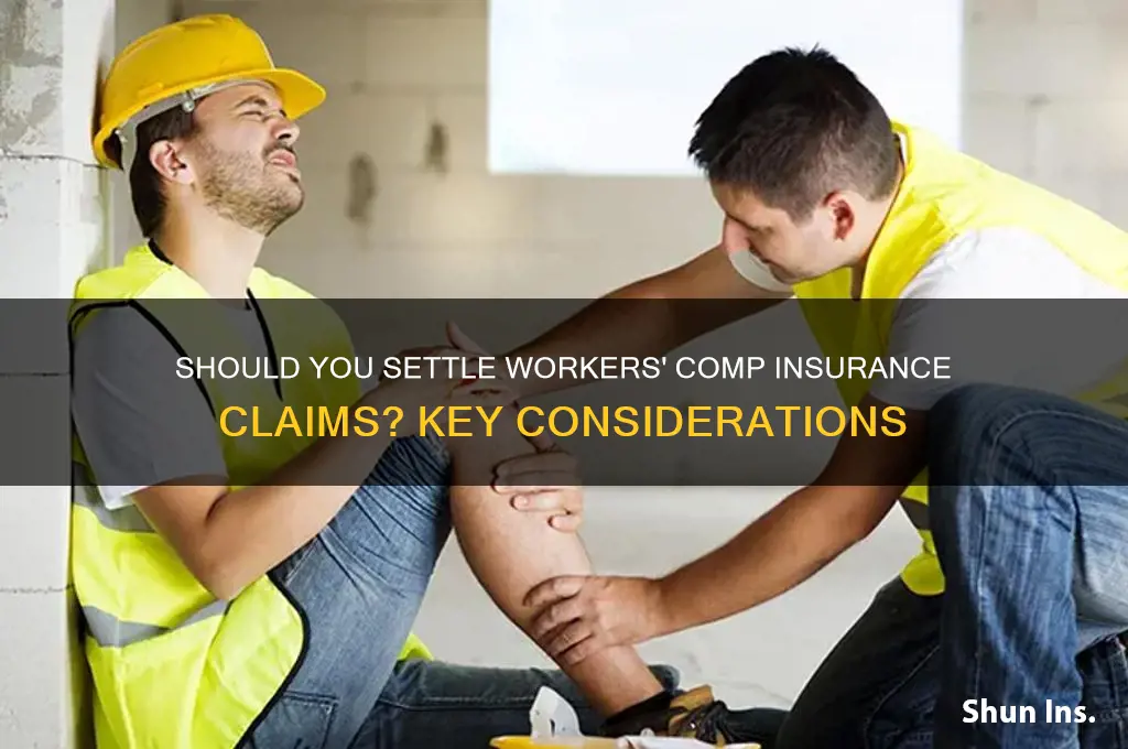 do i settle eorkers comp insurance