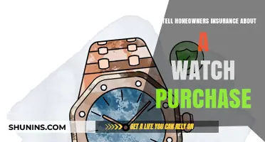 Should You Inform Homeowners Insurance About a New Watch Purchase?