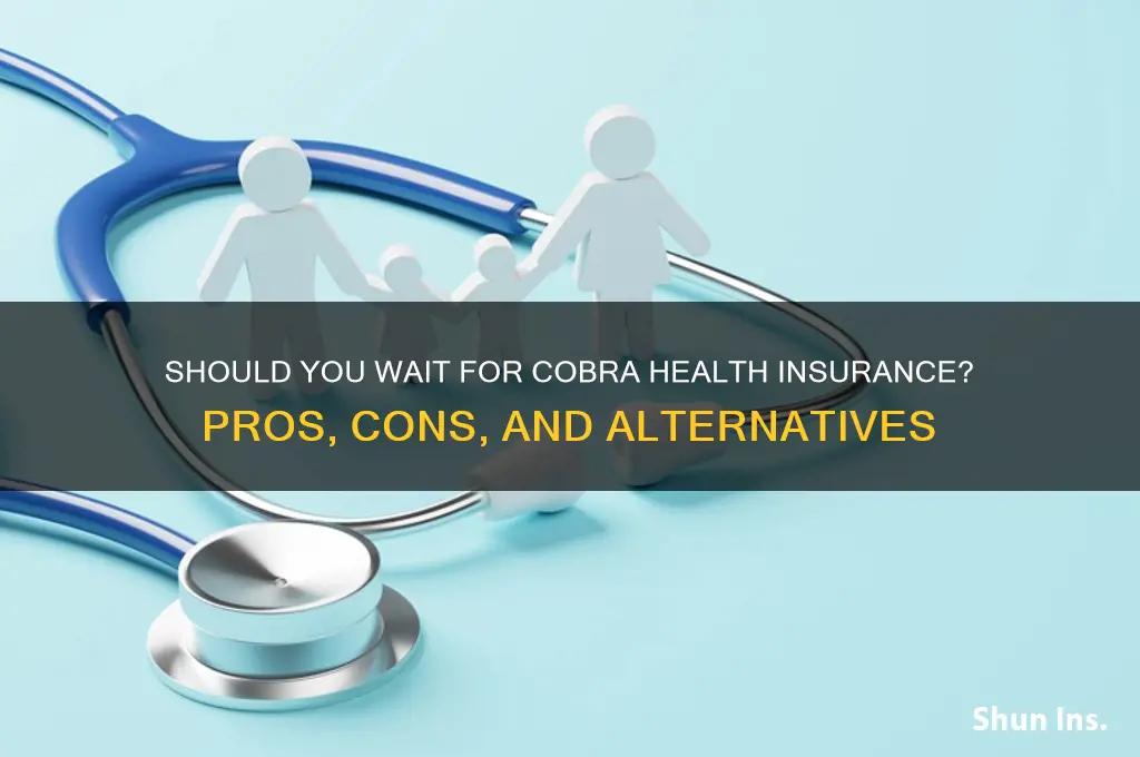 do i wait for cobra health insurance