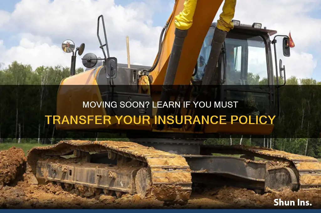 do ihave to moe my insurance when i move