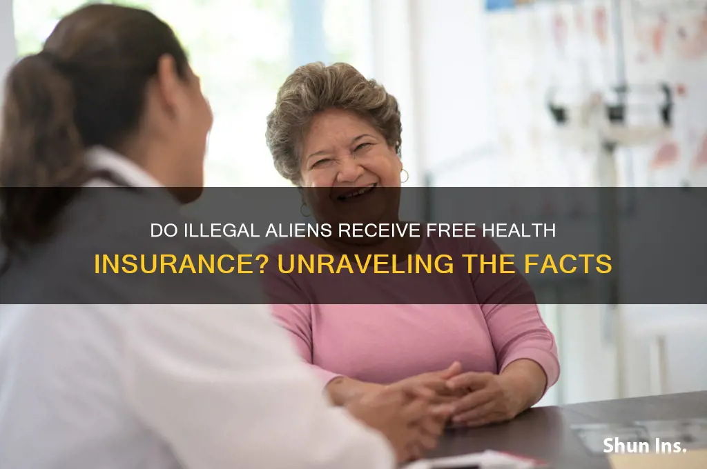do illegal aliens receive free health insurance