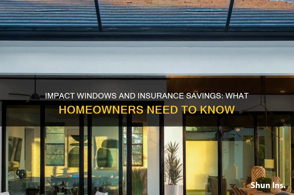 do impact windows reduce insurance