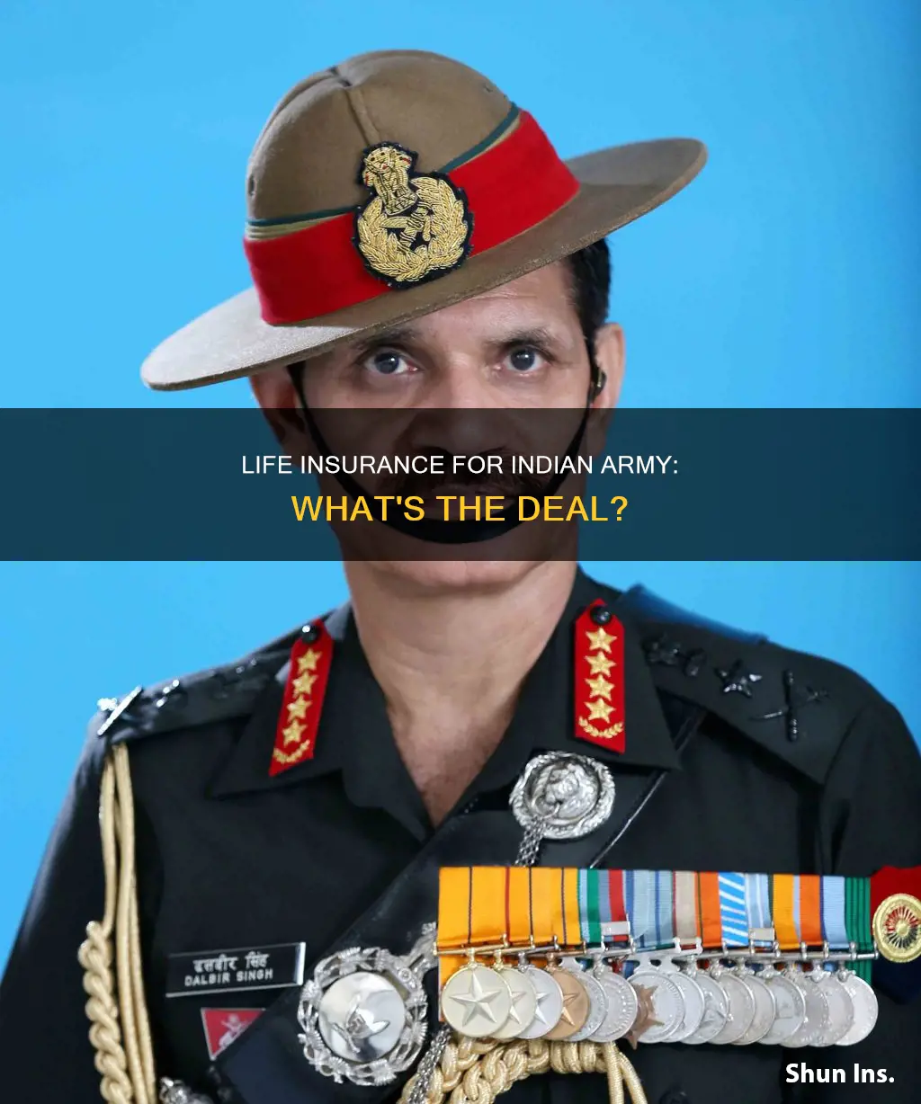 do indian army have life insurance