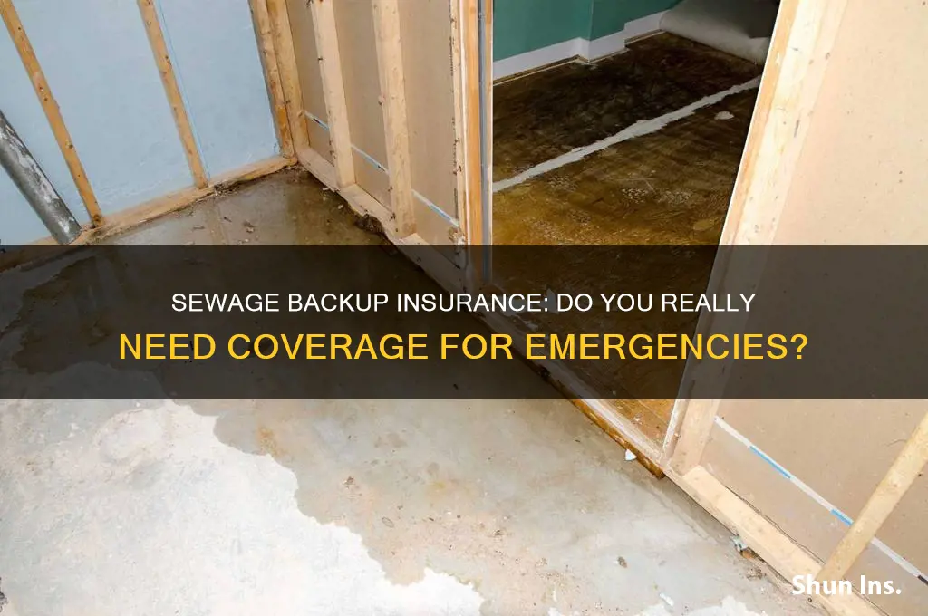 do ineed insurance for sewage
