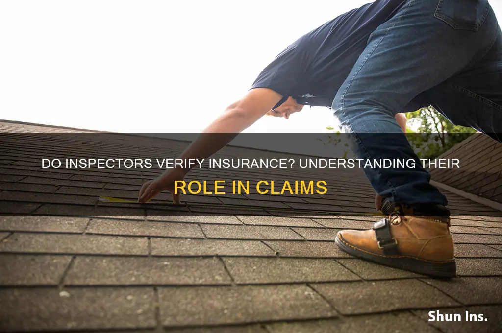 do inspectors verigy insurance