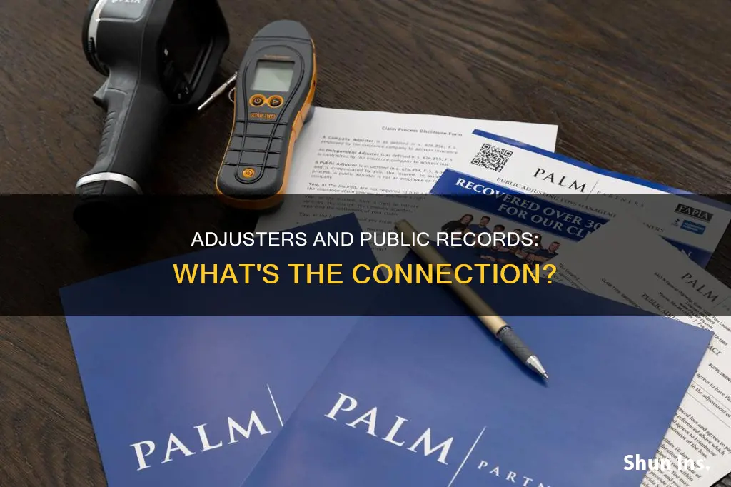 do insurance adjusters check public records