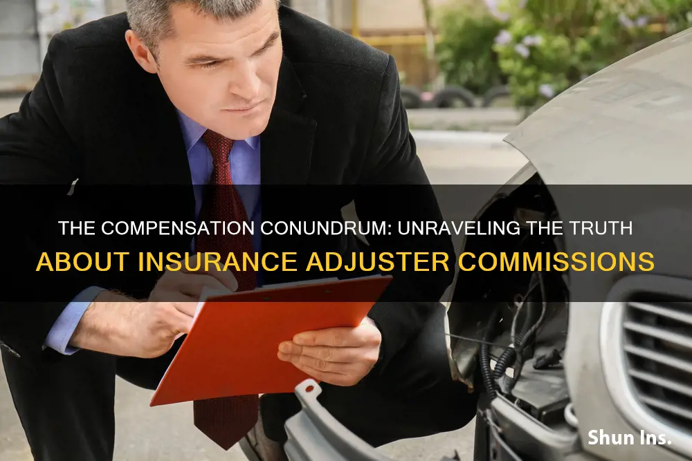 do insurance adjusters make commission