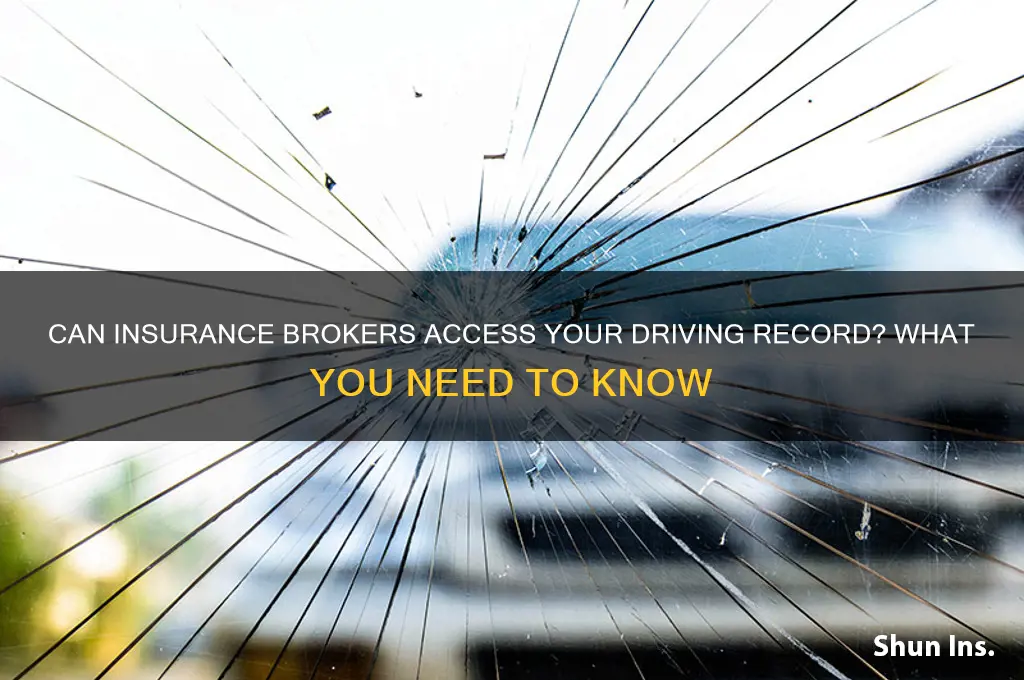 do insurance brokers have access to drivers record