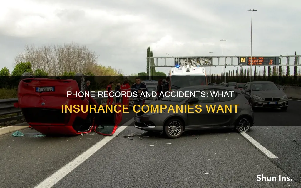 do insurance compa ies pull phone records for accidents