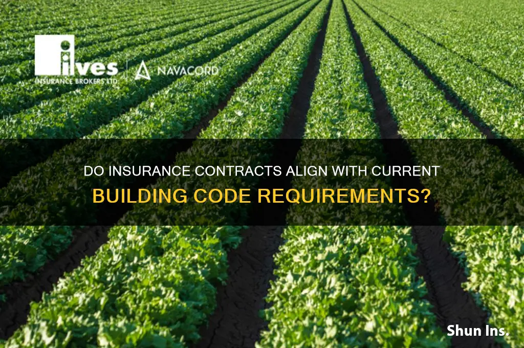 do insurance contracts incorporate the current building code