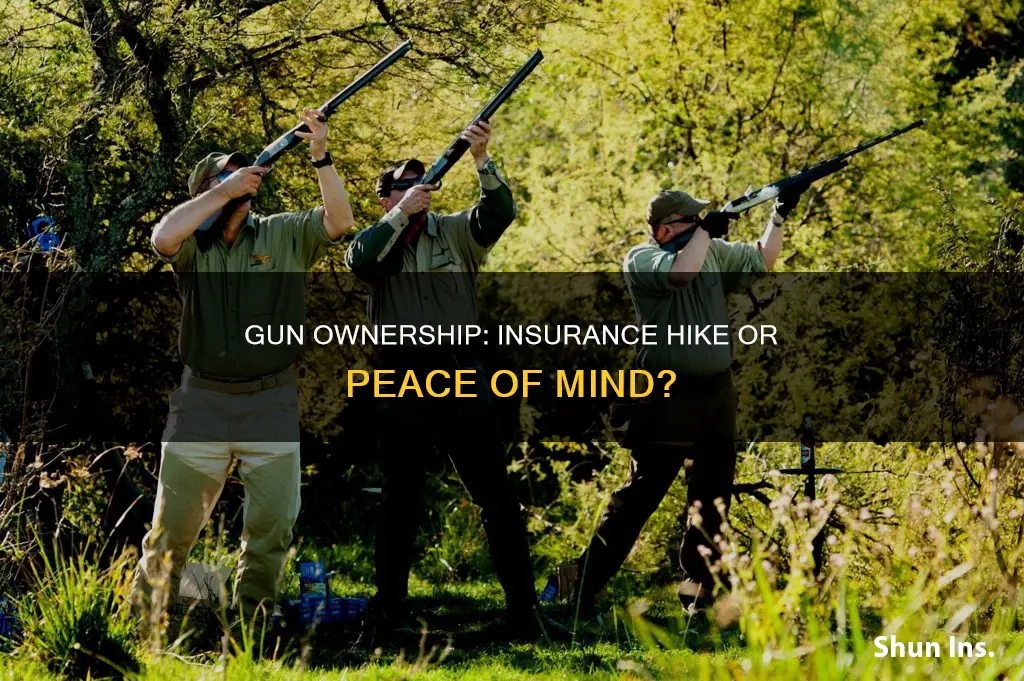 do insurance go up for owning a gun