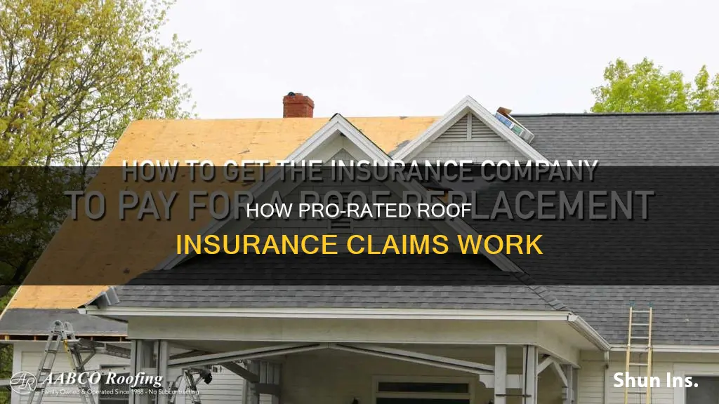 do insurance pro rate roof replacement