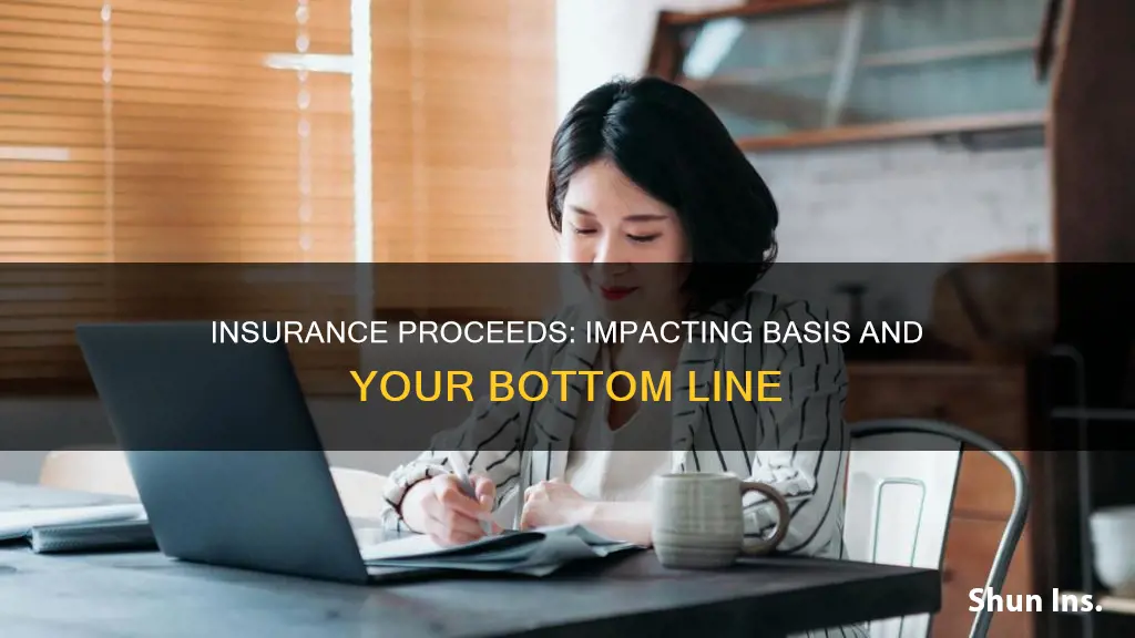 do insurance proceeds affect basis