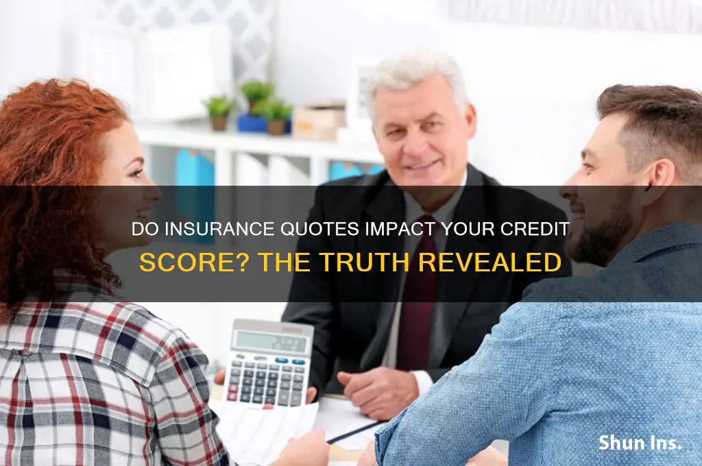 do insurance quotes count towards your credit score