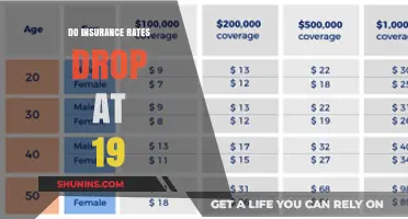 Insurance Rates: The Drop After 19th Birthday