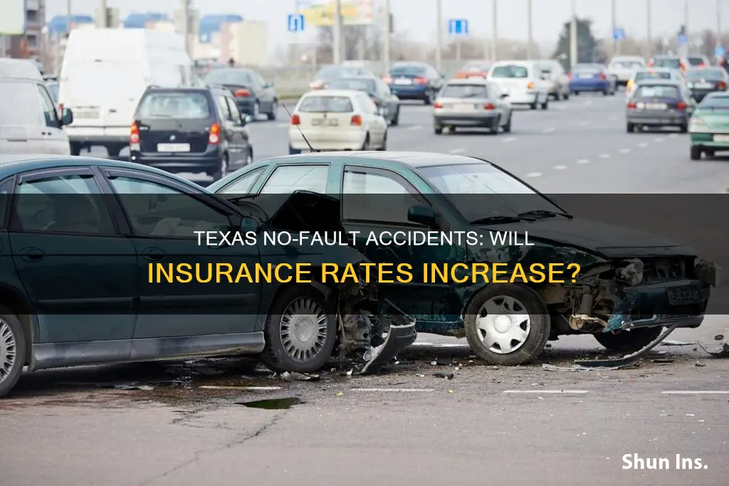 do insurance rates go up after no-fault accident texas