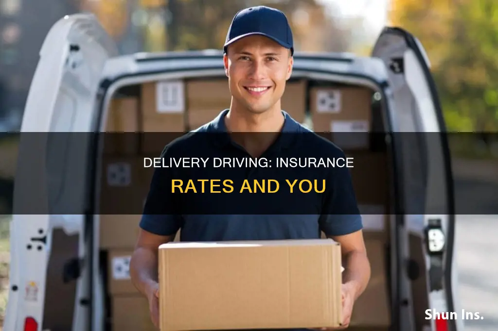 do insurance rates go up if you do delivery driving