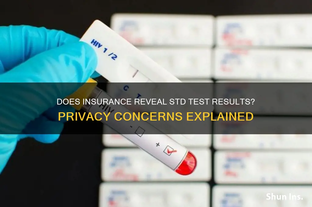 do insurance show anything on std test