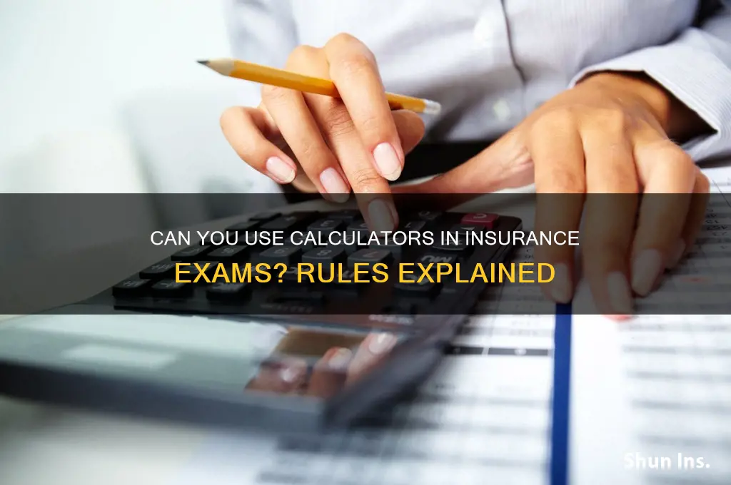 do insurance test allow calculators
