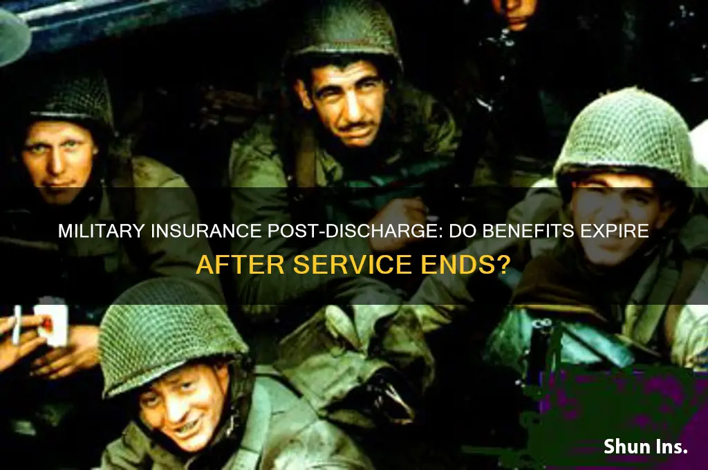 do insurances in military expire after discharge