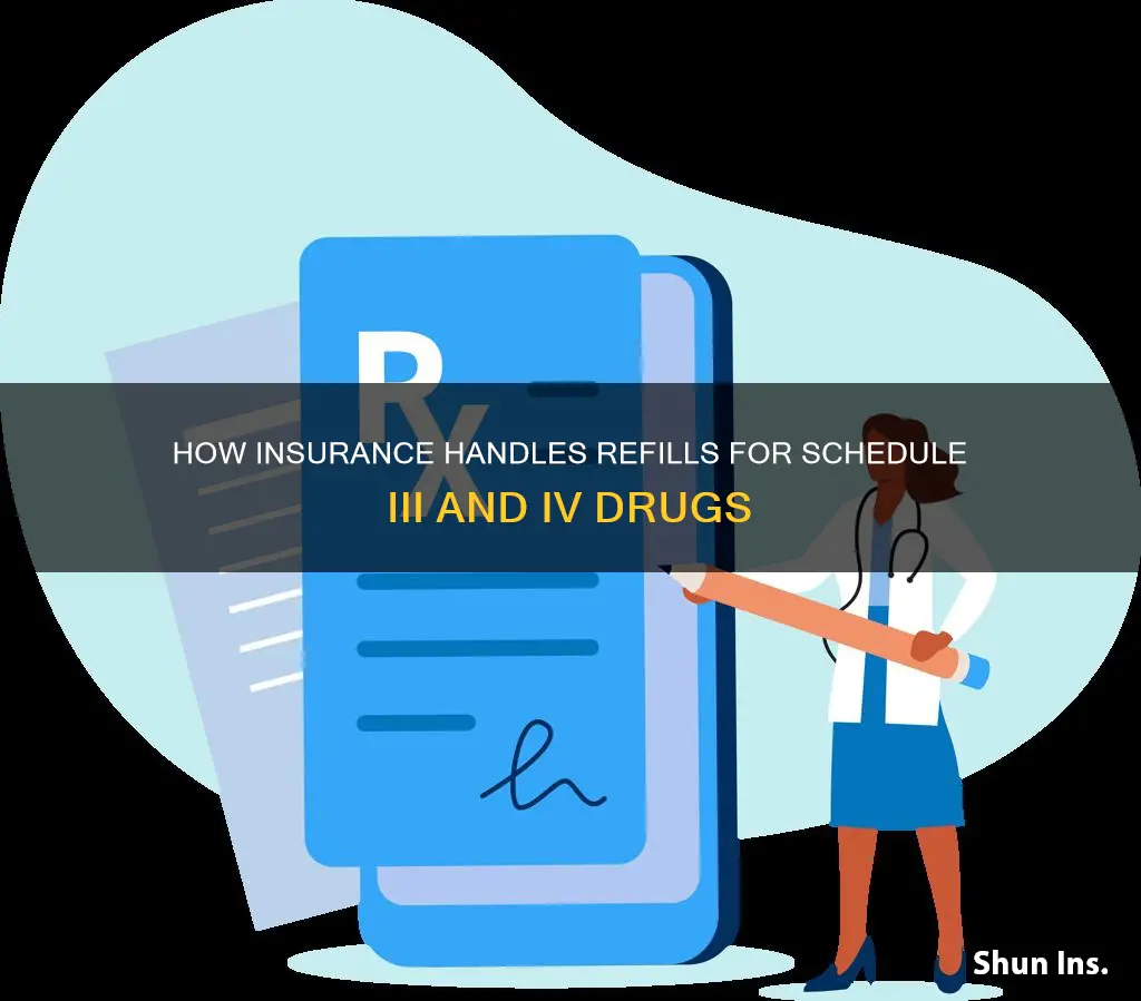do insurances refill schedule iii and iv drugs differently