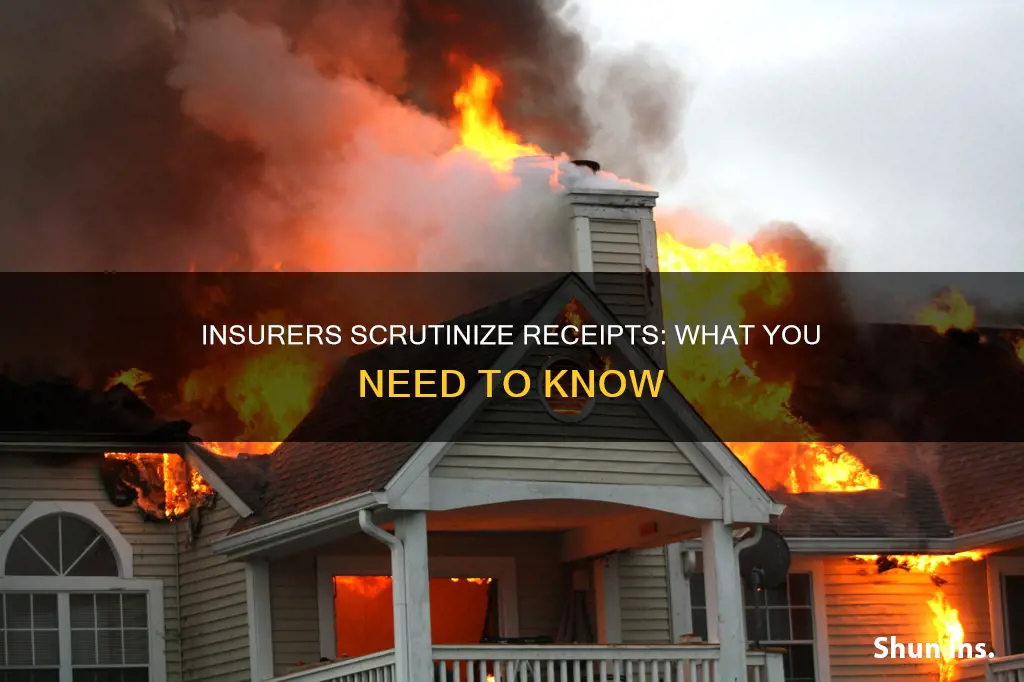 do insurers check receipts