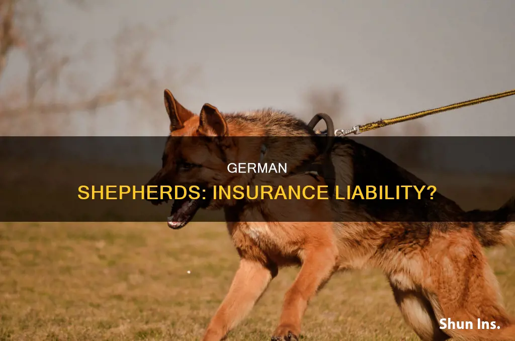 do insurers consider german shepard dangerous