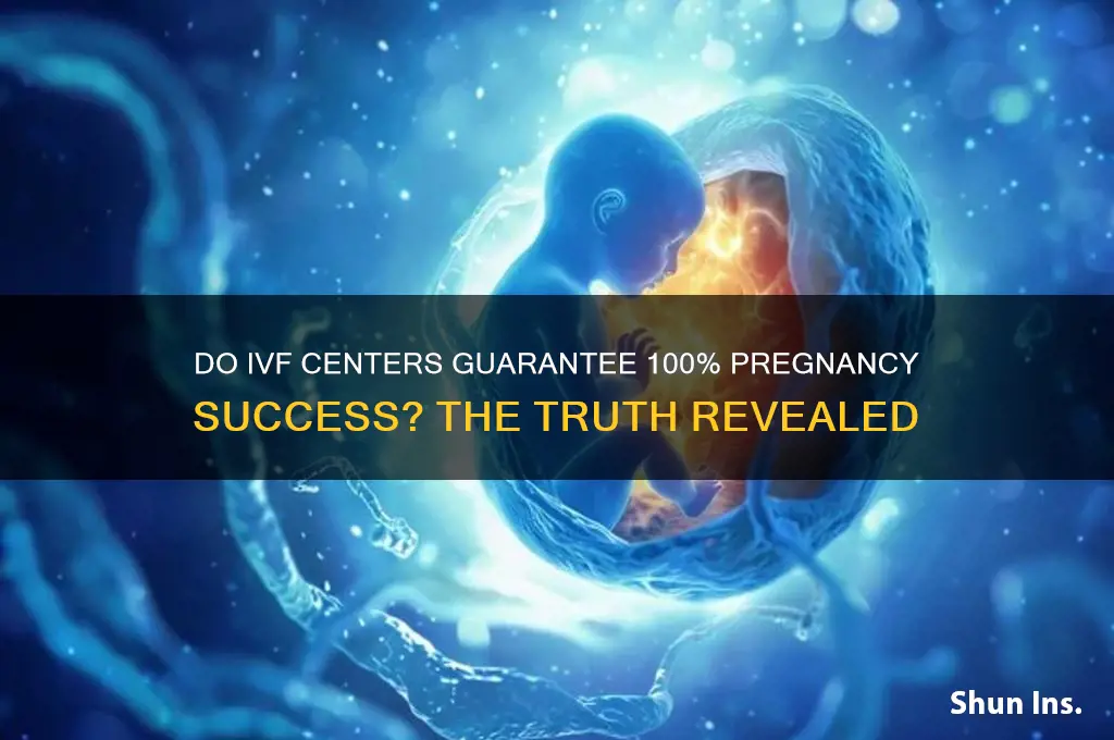 do ivf centers insure 100 pregnancy