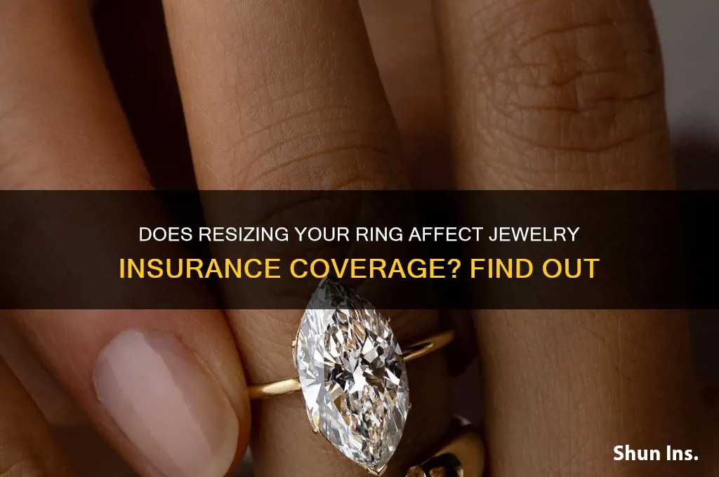 do jewelers insure rings when resizing