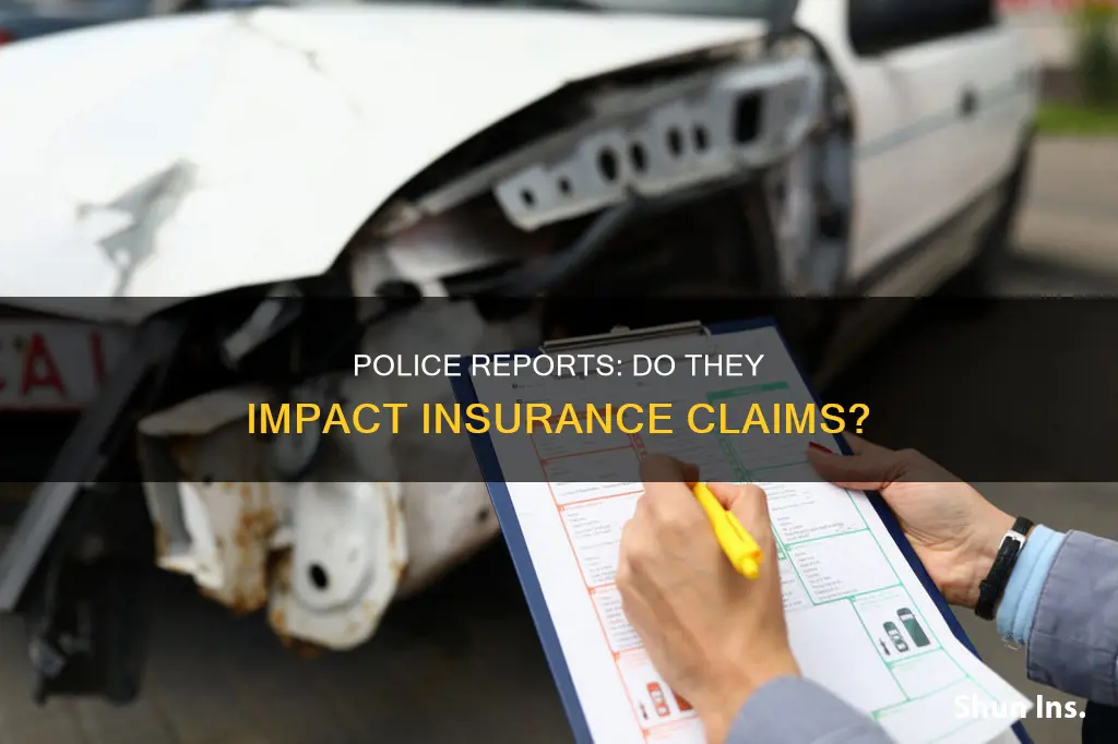 do just police reports count against insurance