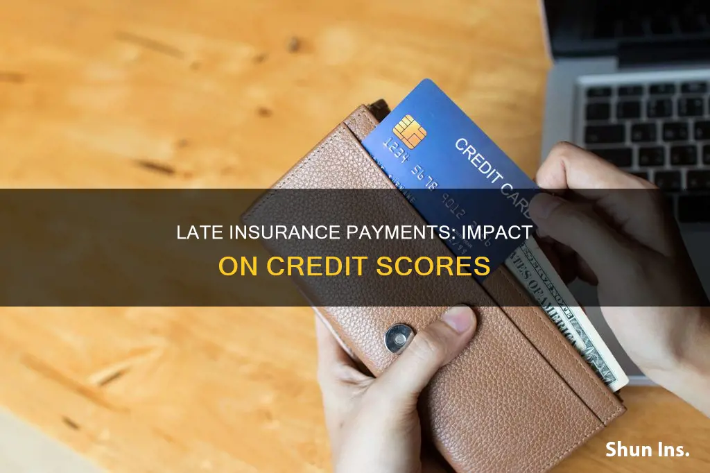 do late insurance payments affect credit