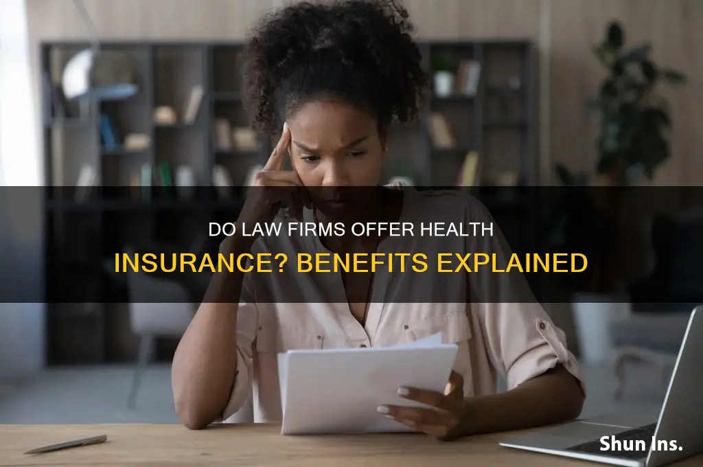 do law firms provide health insurance
