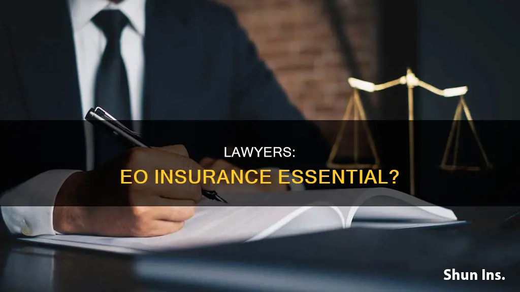 do lawyers have to carry e o insurance