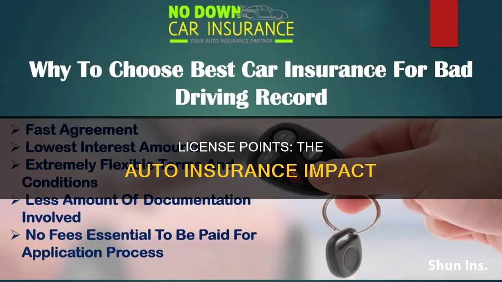 do license points affect auto insurance